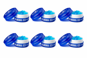 Mr. Rebel 03 Hair Styling Wax Blue 150 ml X 6 + Gratis Styling Comb