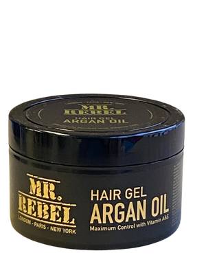 MR Rebel Argan Oil Hair Gel Maximum Control Vitamin A&E 450 ml