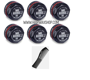 Mr. Rebel 06 Hair Styling Wax Black 150 ml